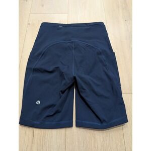 Lululemon Swift Speed High-Rise Short 8" True‎ Navy Size 4 W7BQ3S